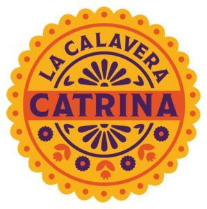 La Calavera Catrina Orange Circle Logo 2 298x300 1